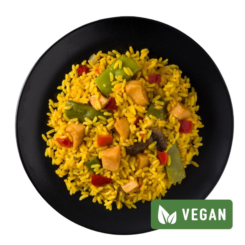 Buntes Wokgemüse mit Basmati-Reis 